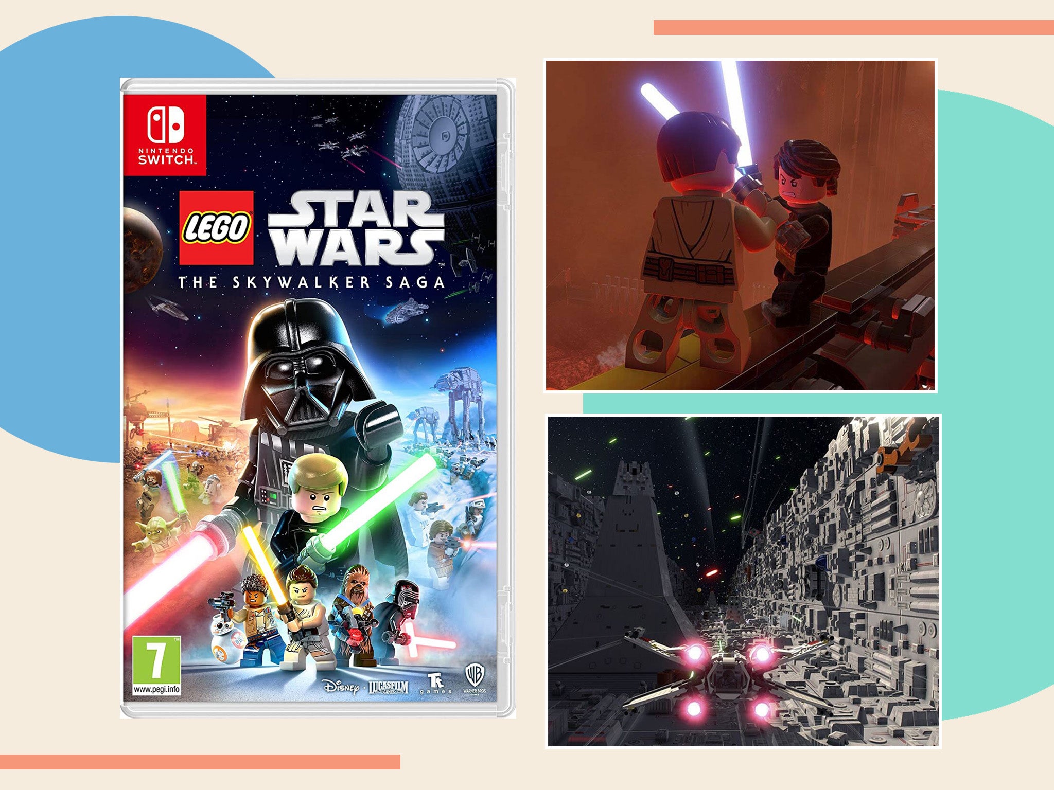 Lego star wars movies best sale in order